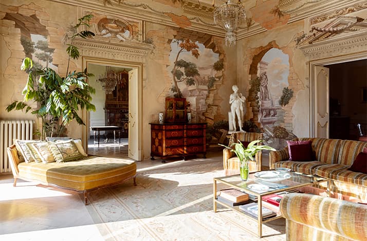 Explore an enchanting villa on a private tour with gourmet food and wine
