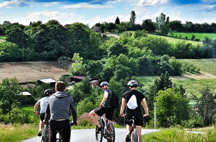 Cycle in a UNESCO Geopark on Croatia's 45th parallel