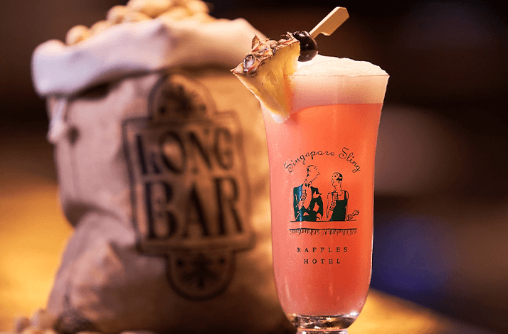 Craft your own Singapore Sling at the legendary Long Bar