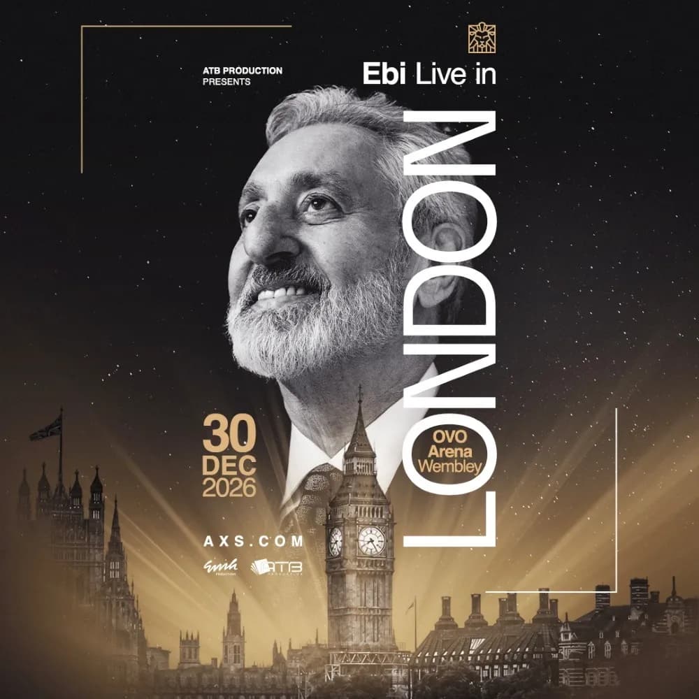 Ebi - 30 December 2026 - London - 2 tickets