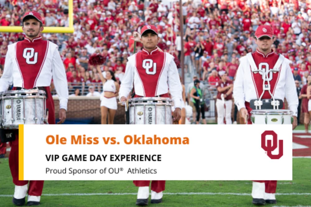 Ole Miss vs. Oklahoma | November 14, 2026 (with hotel stay)