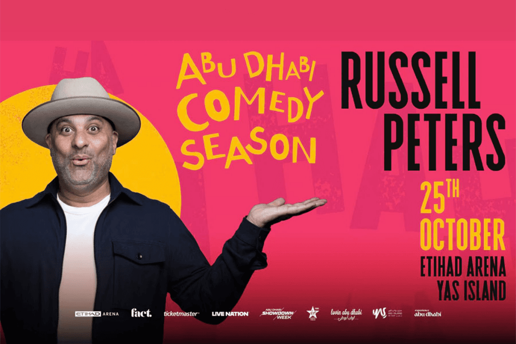 Etihad Arena - Russell Peters — 2 Tickets (Pkg 4)