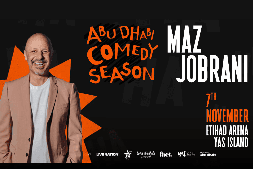 Etihad Arena - Maz Jobrani — 2 Tickets (Pkg 3)