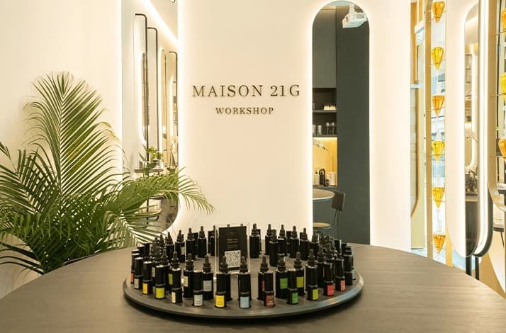 Create a perfume in a private Singapore workshop the public can't access