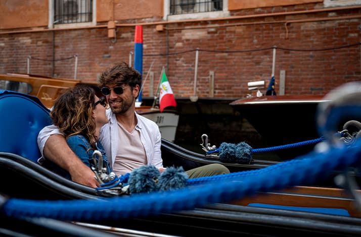 Enjoy a private gondola ride in Venice followed by a gourmet lunch