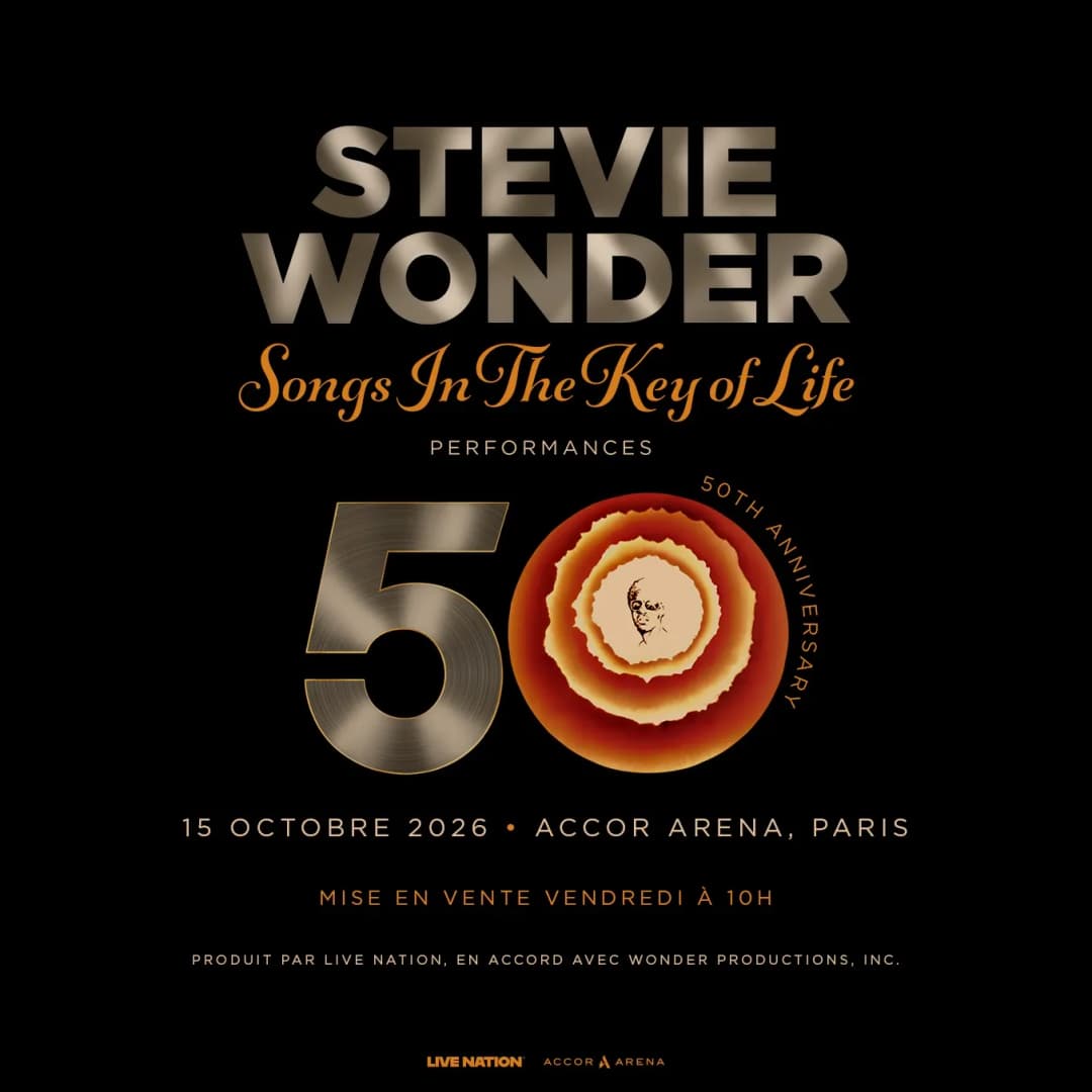 Stevie Wonder - 15th October 2026 - 2 Places in La Loge Pullman (5/5)