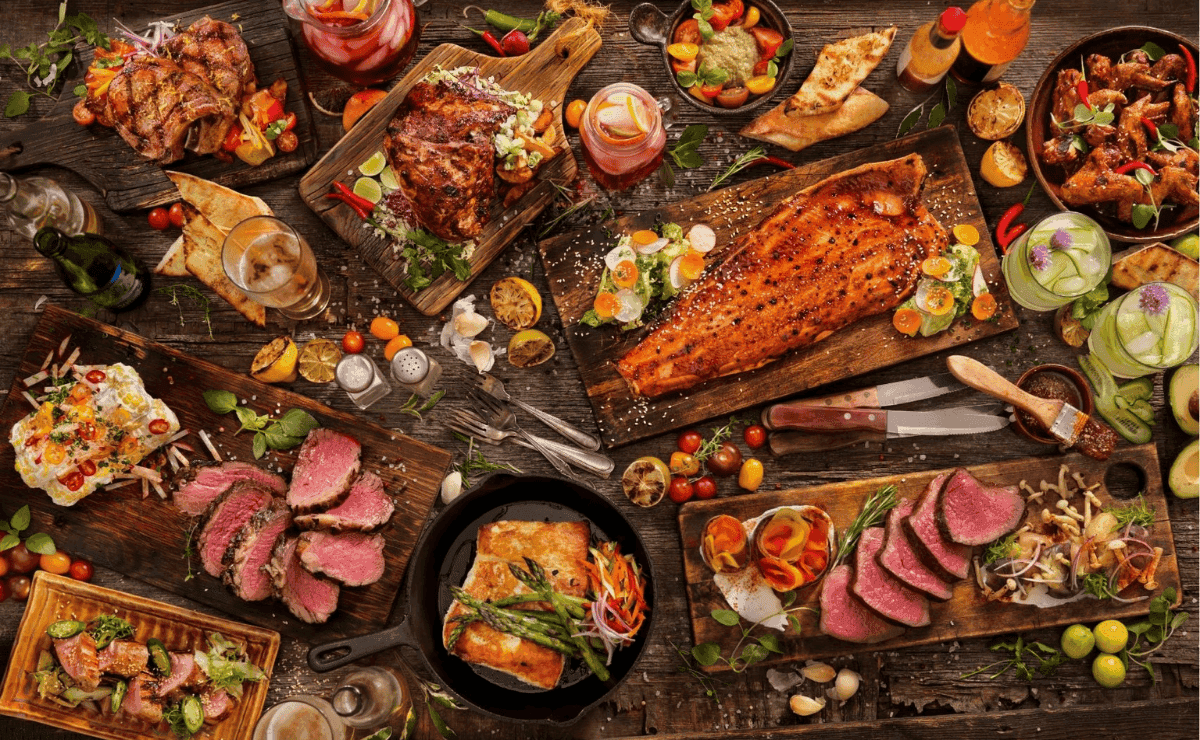 A Barbecue Grill Feast of Fire and Sea at The Kitchen Table